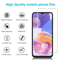 Didisky 3 ks tvrdené sklo na ochranu displeja pre Samsung Galaxy A23 4G / A23 5G, tvrdosť 9H, kompatibilné s čítačkou odtlačkov prstov, bez bublín, HD rozlíšenie 2