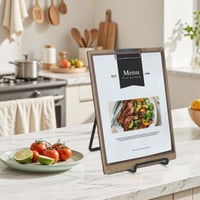 Suport Metalic pentru Farfurii DIDUDIDU Mare - Stativ Decorativ pentru Cărți, Fotografii, Rame Foto, Diplome - Negru - 2 bucăți - 25,6 cm 5