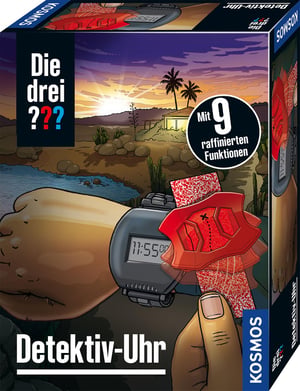 Súprava detektívnych hodiniek Traja pátrači – pre deti od 8 do 12 rokov