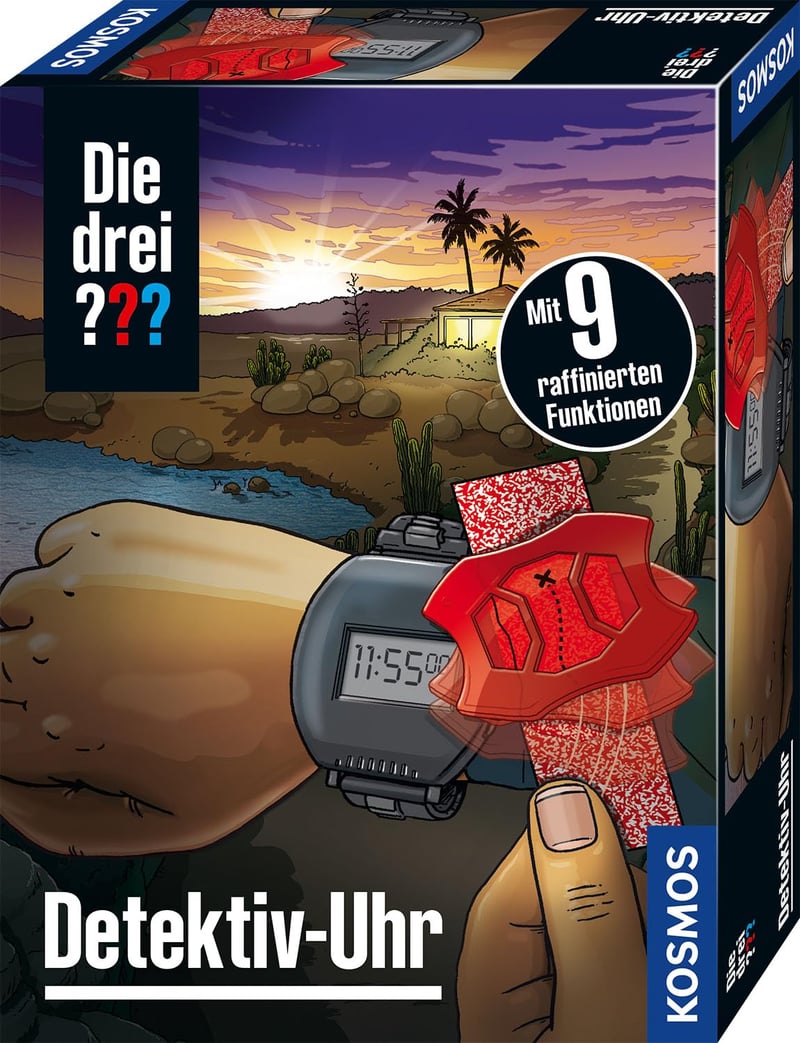 Súprava detektívnych hodiniek Traja pátrači – pre deti od 8 do 12 rokov