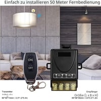 DieseRC 433MHz bezdrôtový diaľkovo ovládaný spínač, AC 220V-240V 30A reléový prijímač s 2 vysielačmi pre svetlá, vodné čerpadlá a domáce spotrebiče 5