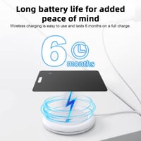 DIFCUL Slim Wallet Tracker Card Android, Vezeték nélküli Újratölthető Nyomkövető Kártya Google Find My Device-hez 6