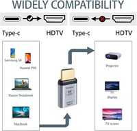 DIFCUL USB-C HDMI adapter 4K 60Hz tablet telefon laptop videó átvitel 4