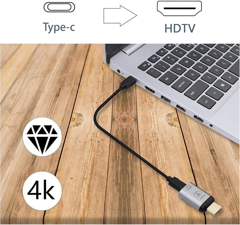 DIFCUL USB-C HDMI adapter 4K 60Hz tablet telefon laptop videó átvitel