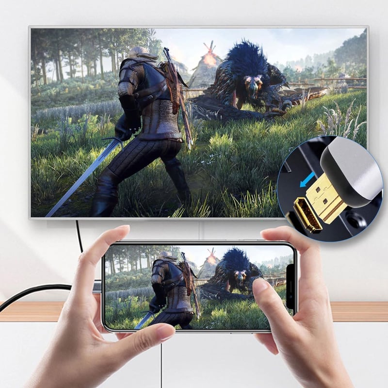 DIFCUL USB-C HDMI adapter 4K 60Hz tablet telefon laptop videó átvitel