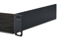 Raft pentru rack DIGITUS 1U de 10 inchi (254 mm), adâncime 200 mm, oțel perforat, negru 2