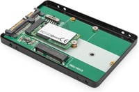 DIGITUS 2.5" SATA adapter M.2/mSATA SSD-hez, 2280/2260/2242/2230, fekete - M.2 & mSATA - SATA 3 - 2.5" Hard Drive Adapter 4