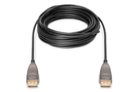Cablu hibrid cu fibră optică DIGITUS DisplayPort AOC, UHD 8K, 10 m, cu conectori aurii 4
