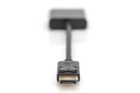 Grafický adaptér DIGITUS DisplayPort na VGA, prevodník DP-VGA, QXGA 60Hz, rozlíšenie 2048x1536 pixelov, čierny 6