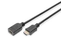 DIGITUS HDMI 2.0 produžni kabel 3 m – UltraHD 4K 60Hz – Type A muški-ženski – Ethernet – pozlaćeni kontakti – TV, monitor, projektor, PC 1