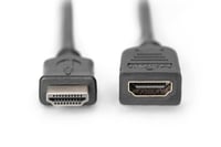 DIGITUS HDMI 2.0 produžni kabel 3 m – UltraHD 4K 60Hz – Type A muški-ženski – Ethernet – pozlaćeni kontakti – TV, monitor, projektor, PC 4