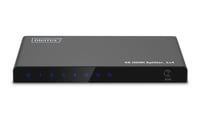 DIGITUS HDMI rozbočovač 1x4 – 1 vstup, 4 výstupy – UHD 4K 60Hz, HDMI 2.0, HDCP 2.2, HDR, Deep Color, EDID, DTS, Dolby Digital, čierny 6
