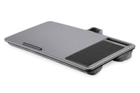 Suport Laptop DIGITUS cu Slot pentru Smartphone și Mousepad - Pentru Laptopuri de până la 17 inchi - Stand pentru Laptop ideal pe canapea și în pat - Gri 1