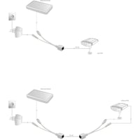 Pasívny PoE adaptérový kábel DIGITUS - Fast Ethernet injektor a splitter kábel - DC 5,5 mm konektor a zásuvka - sivý 3
