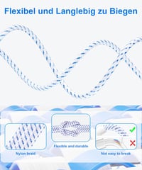 Digoloan Cat 8 LAN kábel 2m S/FTP 40 Gbps Ethernet patch kábel RJ45 6