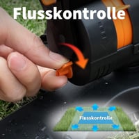 Diivoo Mini Turbo Oszcilláló Kerti Szórófejes Öntözőrendszer 16 Fúvókával, Gyorscsatlakozóval és Nagy Talppal, Szürke 5