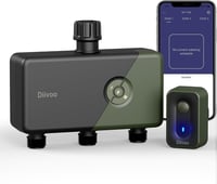 Diivoo Okos Öntözőszámítógép WiFi 3 Kimenet RFID Technológia Alexa Vezérlés Automata Kerti Öntözőrendszer Időzítő 1