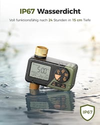 Diivoo Öntözési Számítógép Esőérzékelővel és Heti Programozással 3