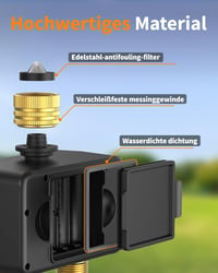 Diivoo WT-09W WiFi öntözőóra 2 kimenettel, Alexa/Google kompatibilis 2