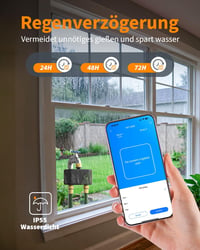 Diivoo WT-09W WiFi öntözőóra 2 kimenettel, Alexa/Google kompatibilis 5