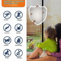Plasă de țânțari DIKER pentru ușă de balcon cu magnet, plasă anti-insecte pentru ușă 120x210 cm, perdea împotriva insectelor pentru ușă de terasă, negru 4