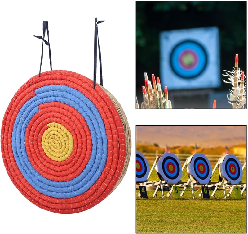 Dilwe 10 cm vastag szalmagyűrű íjászat célpont