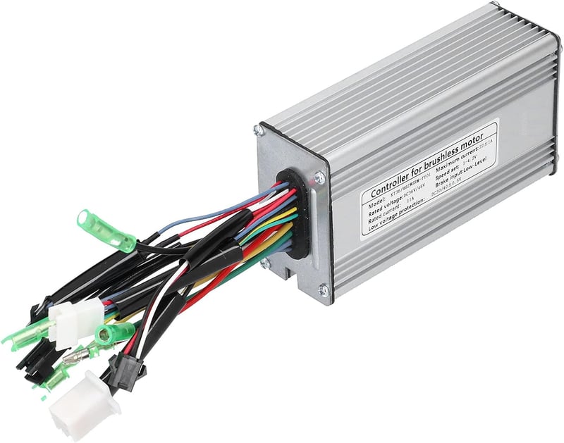 Dilwe 36V/48V 500W Elektromos Kerékpár Vezérlő Szett KT LCD3 Kijelzővel - E-Bike Átalakító Készlet Alumínium Hűtéssel, Hüvelykujj Gázkarral