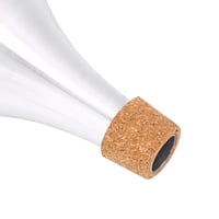 Sordină Dreaptă Dilwe pentru Trompetă, Aliaj de Aluminiu cu Plută, Accesoriu pentru Instrumente de Suflat, Argintiu 10