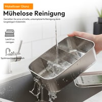 Dimono posuda za hranu od nehrđajućeg čelika za odrasle, 2400 ml, nepropusna kutija za ručak 5