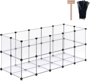DINMO ograđeni prostor za kućne ljubimce za kuniće i zamorce - 155x63x63 cm