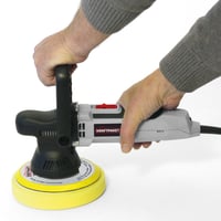Excentrická leštička Dino KRAFTPAKET, sada – 650 W, 9 mm, unášací tanier 125+150 mm, sivá 3