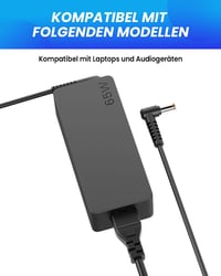 DINTYOU 65W Töltő 5.5x2.5mm - JBL Xtreme, Xtreme 2 Bluetooth Hangszóróhoz - Univerzális Adapter Toshiba, HP Készülékekhez - Gyorstöltő Funkc 6