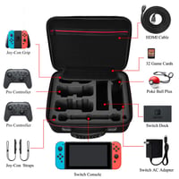 Diocall Nintendo Switch & OLED kemény védőtok konzolhoz és kiegészítőkhöz 2