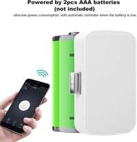 Dioche Bluetooth Okos Zár Fiókokhoz Szekrényekhez Alkalmazás Vezérlésű Rejtett Szerelésű Fehér Fiókzár Tuya Kompatibilis 4