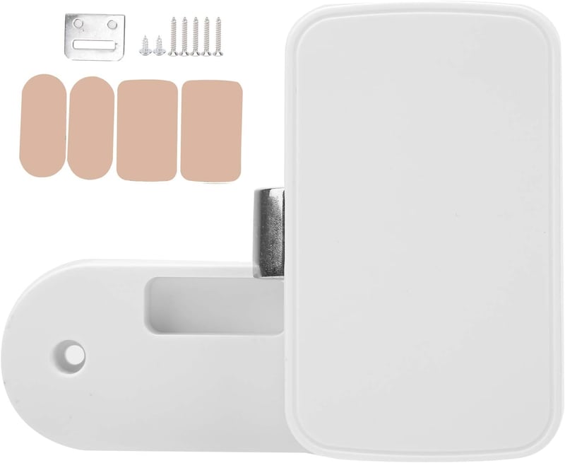 Dioche Bluetooth Okos Zár Fiókokhoz Szekrényekhez Alkalmazás Vezérlésű Rejtett Szerelésű Fehér Fiókzár Tuya Kompatibilis