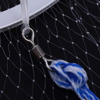 Năvod din nailon Dioche cu frânghie, diametru 2,4 m, frânghie 8 m, plasă de pescuit pentru momeală 7