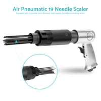 Pneumatické ihlové kladivo Dioche 3000 ot./min., pneumatický odstraňovač hrdze, uhlíková oceľ, 1/4" 10 CFM, 35 cm, čierne 6