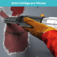 Pneumatické ihlové kladivo Dioche 3000 ot./min., pneumatický odstraňovač hrdze, uhlíková oceľ, 1/4" 10 CFM, 35 cm, čierne 2