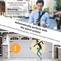 Dioche Smart WiFi Garázsajtó Nyitó Tuya App Vezérléssel, Alexa Google Assistant 6