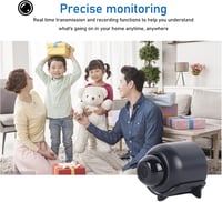 Dioche WiFi Mini Kamera 1080P HD Éjjellátó Biztonsági Kamera Mozgásérzékelővel Okostelefon Távfelügyelethez Beltéri Használatra 4