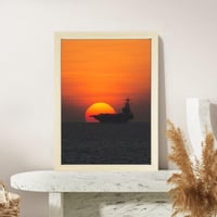Ramă foto Diompirux Fa A4, poate fi agățată pe perete vertical sau orizontal ori așezată pe o suprafață plană, ramă pentru poster din lemn veritabil în stil vintage, pentru sufragerie și dormitor, culoarea lemnului natur 6