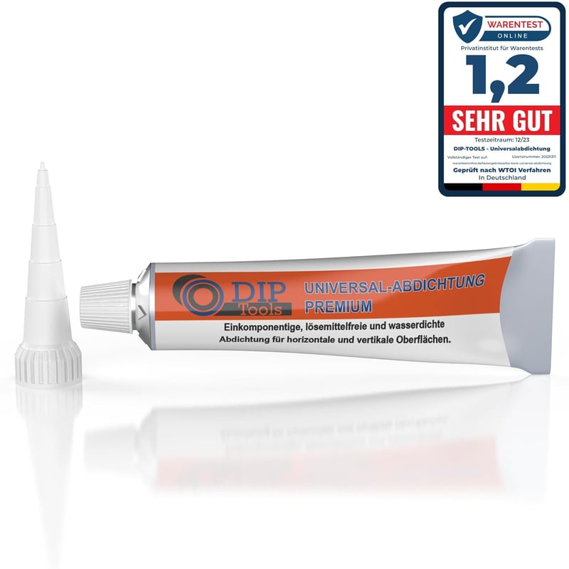DIP Tools Premium Univerzális Vízálló Tömítőanyag 80g - Erős Ragasztó Csatornához