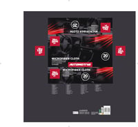 Lavetă auto din microfibră Dirt Devil 30x30 cm, roșu, set 20 bucăți, lavetă de curățare, lavetă pentru lustruire 5