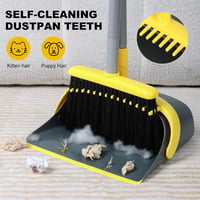 Dirty Fox Seprű és Lapát Szett 137cm Hosszú Nyéllel Sárga-Szürke 5
