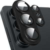 Ochranné sklo na šošovky fotoaparátu Diruite pre Samsung Galaxy S26 Ultra – HD tvrdené sklo a hliníkový kryt fotoaparátu, čierne (integrované) 1