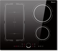 Disaenvir 4 zónás beépíthető indukciós főzőlap 60 cm 7200 W, Flex technológia, 9 fokozat 1