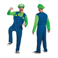 Unisex kostým Disguise Classic Luigi s čiapkou – veľkosť XL 1