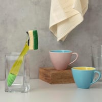 Dishmatic mosogatófej szett 6 cserélhető szivaccsal és folyékony szappan adagolóval 3