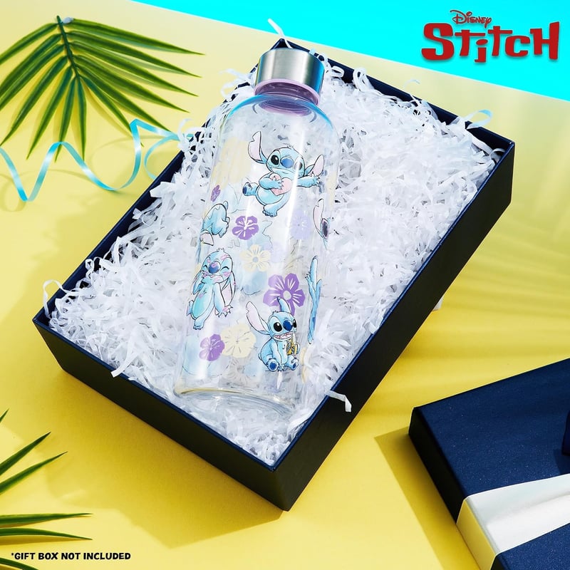 Disney Lilo és Stitch 850 ml-es szorítózáras vízpalack