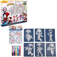 Súprava Disney Marvel Spidey a jeho úžasní priatelia: rozprašovacie fixky a omaľovánka 1
